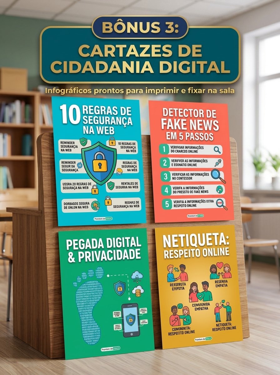 Bônus 3: Cartazes de Cidadania Digital